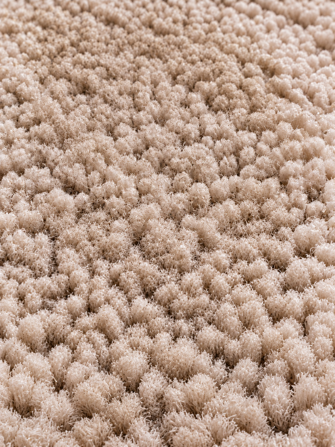 Illustration of clean cream carpet